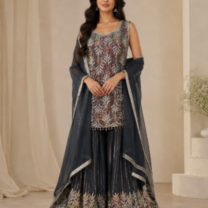 Meher Midnight Embellished 3-Piece Set